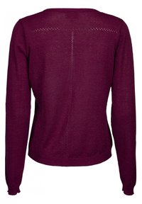 Minus MINEW LAURA CARDIGAN - Adīta jaka - fuchsia lurex