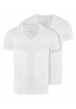 DAILY COMFORT 2-PACK DEEP V NECK - Podkoszulki