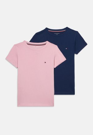 TEE 2 PACK - Φανέλα - bonita pink/preppy navy
