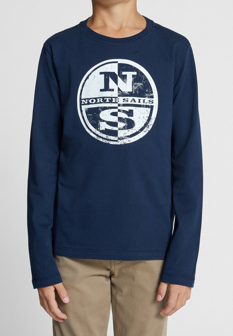 North Sails MIT MAXI-LOGO - Långärmad tröja - navy blue