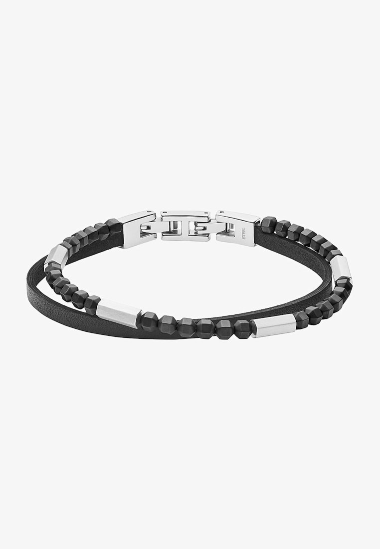 Fossil Fossil Herren Herren Leder Armband Schwarz Zalando De