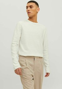 Jack & Jones Strickpullover - cloud dancer