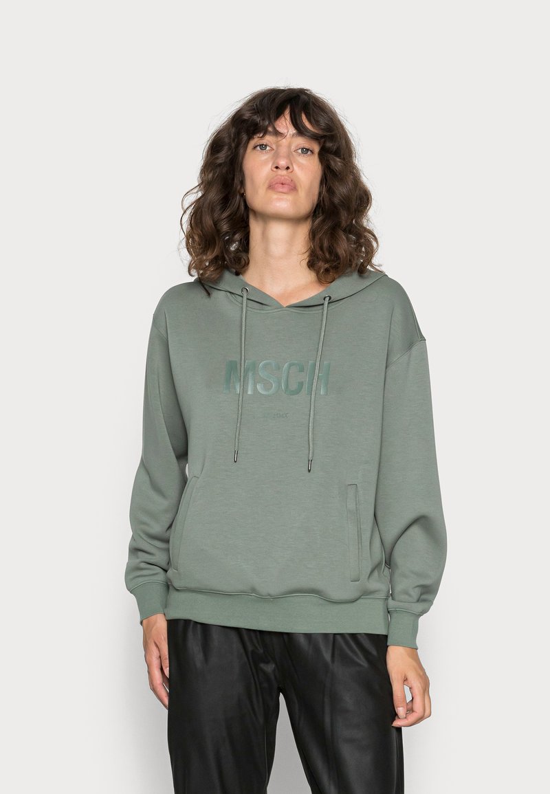 Moss Copenhagen IMA HOOD - Sweatshirt - green/dark green - Zalando.co.uk