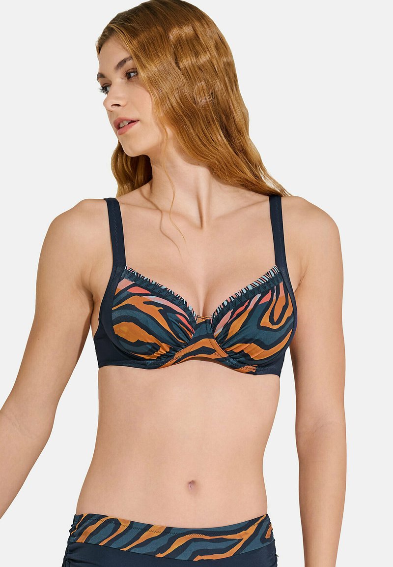 Lisca ARMATURÉ TANZANIA - Bikinitop - bleu