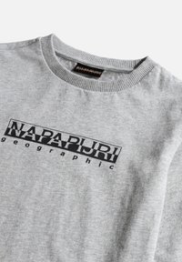 Napapijri S BOX LS - Pitkähihainen paita - medium grey melange