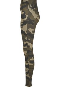 Urban Classics Leggingek - Nadrágok - wood camo