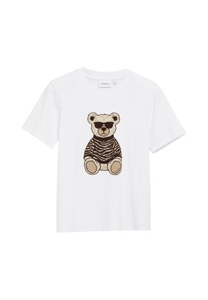 comma, T-SHIRT - T-Shirt print - weiß