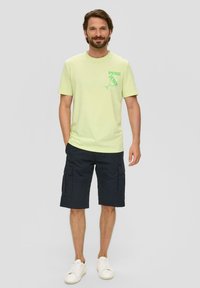 s.Oliver FRONTPRINT - T-Shirt print - limettengrün
