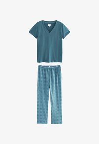 Ausgewählt, chambray blue geo