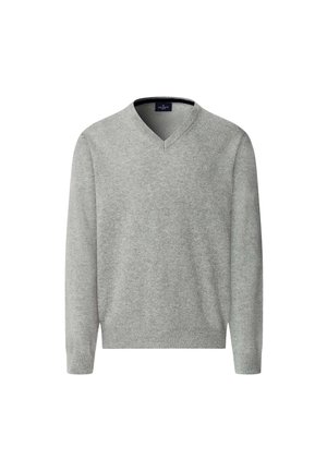 Hackett London Striktrøje - metal grey