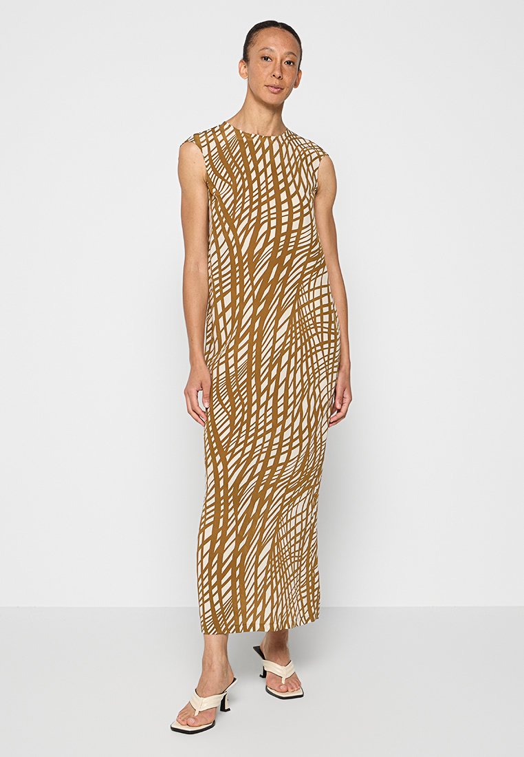 ASPESI Maxi-jurk lichtbruin