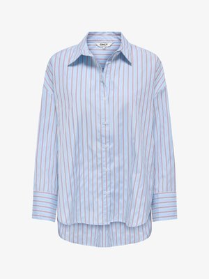 ONLY, ONLOREGON ALVA LS REG SHIRT NOOS WVN - Blúzka so zapínaním na gombíky - dusty blue