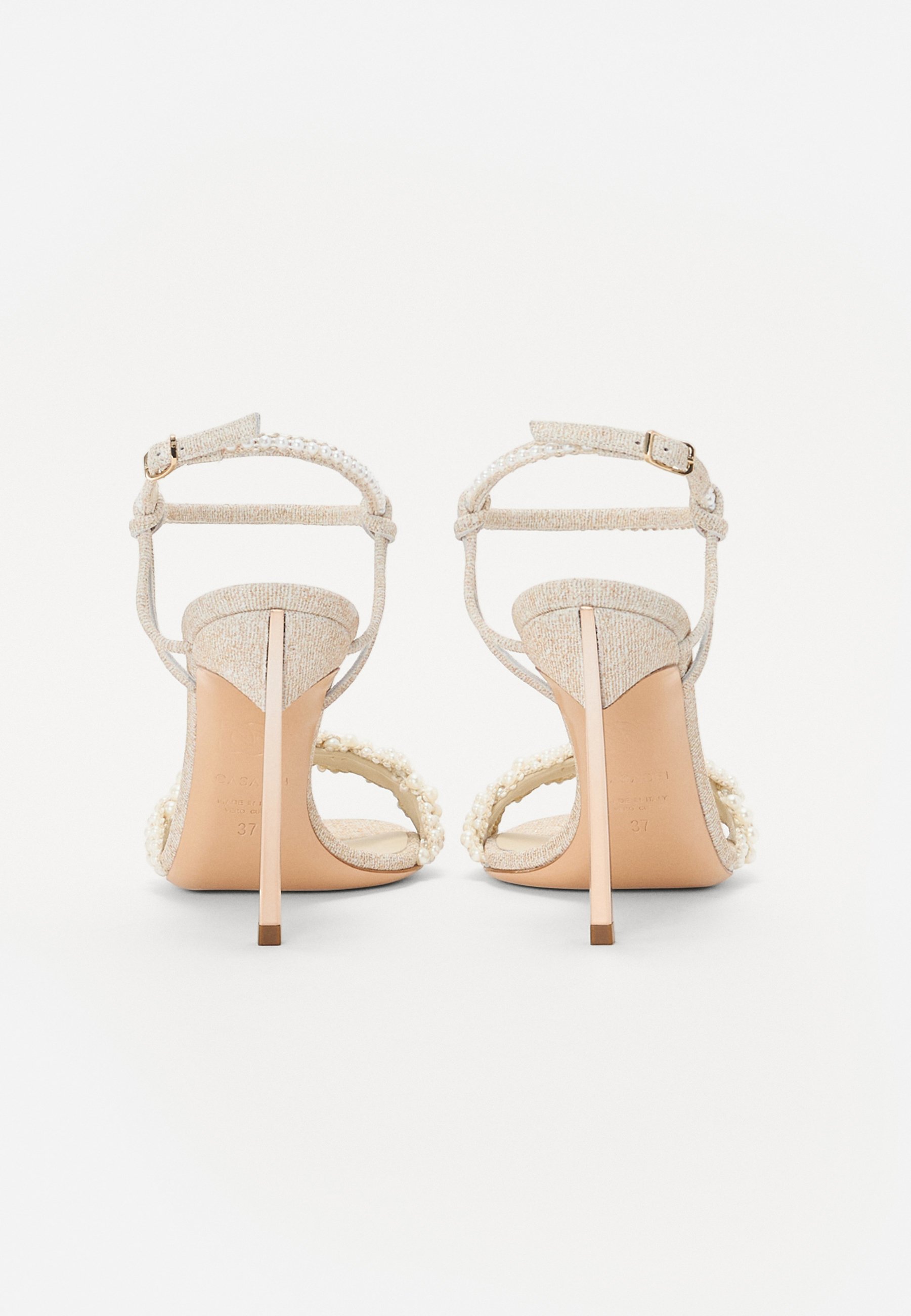 Casadei SUPERBLADE - High heeled sandals - oro/tan - Zalando