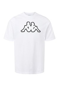 KORPO CROMEN - Trükipildiga T-särk - white-black