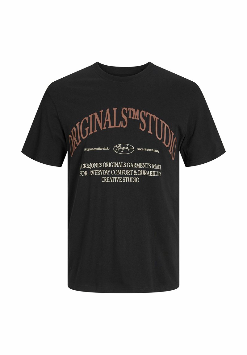jack & jones T-shirt print zwart