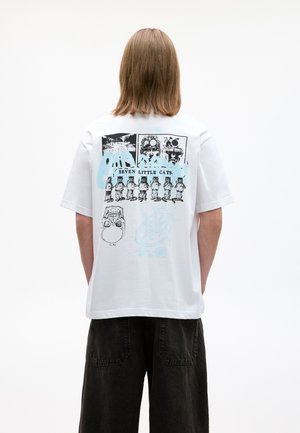 SEVEN CATS GRAPHIC - Print T-shirt - white