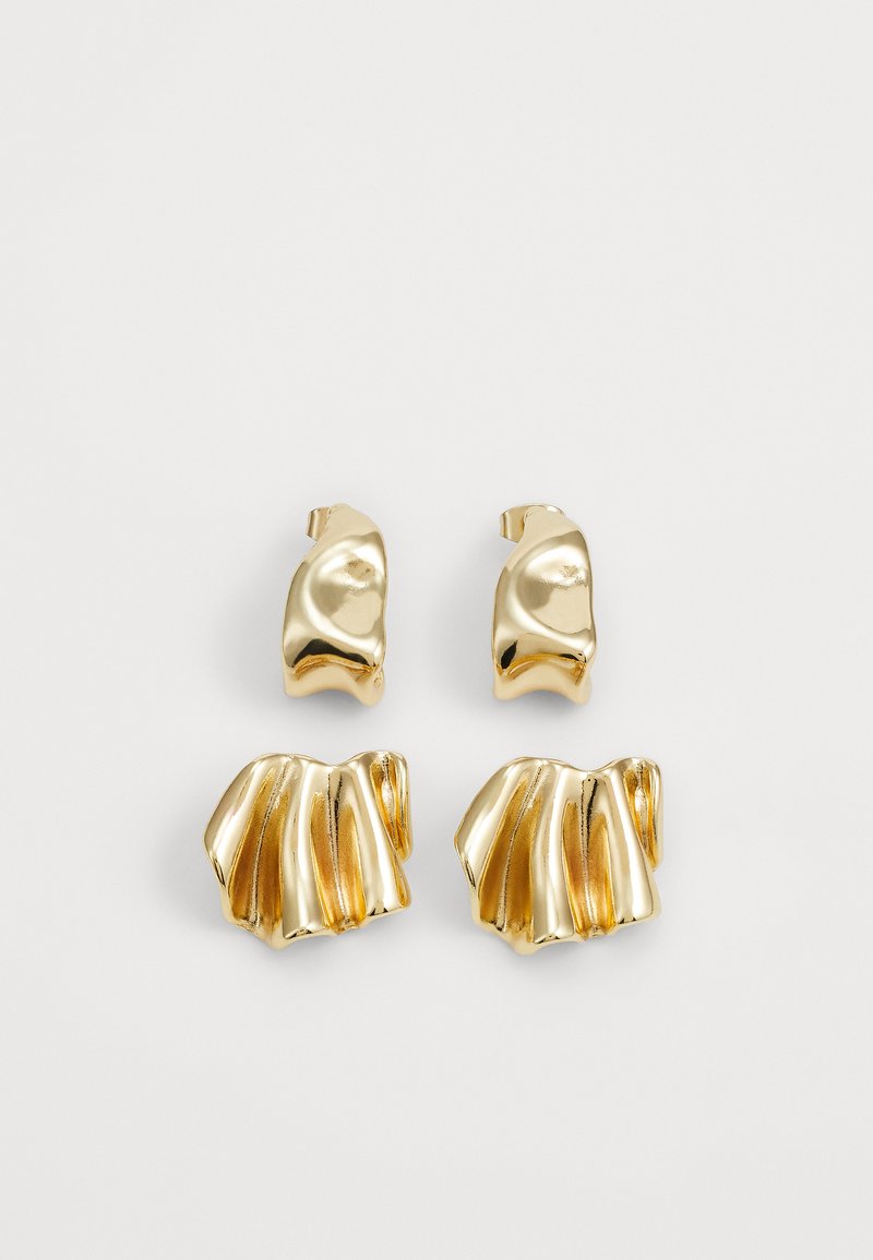 Pieces - PCRINA EARRINGS 2 PACK  - Naušnice - gold-coloured, Povećaj