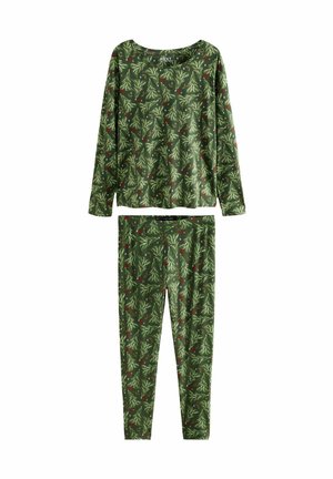 REGULAR FIT - CHRISTMAS SET  - Tamprės - green
