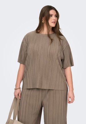 CARRAVENNA PLISSE - Tricou cu imprimeu - caribou