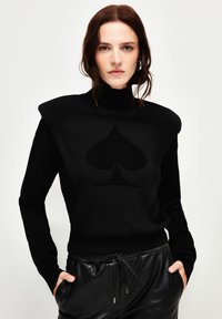 adL KNITWEAR SWEATER - Strickpullover - black