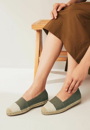 Next FOREVER COMFORT REGULAR FIT - Espadrilles - khaki green