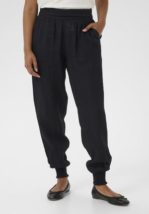 BELLIS HAREM - Trousers - pitch black