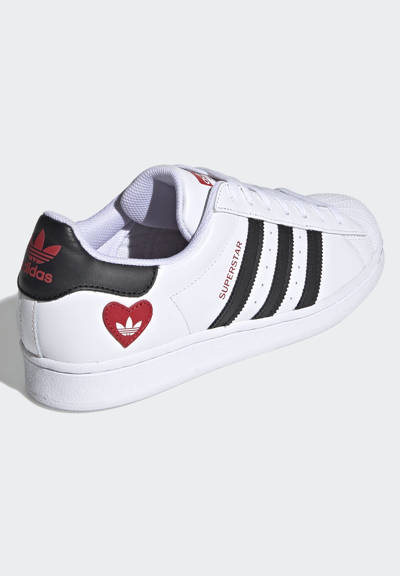 adidas Originals SUPERSTAR - Baskets basses - ftwr white/core black/scarlet/blanc  - ZALANDO.FR