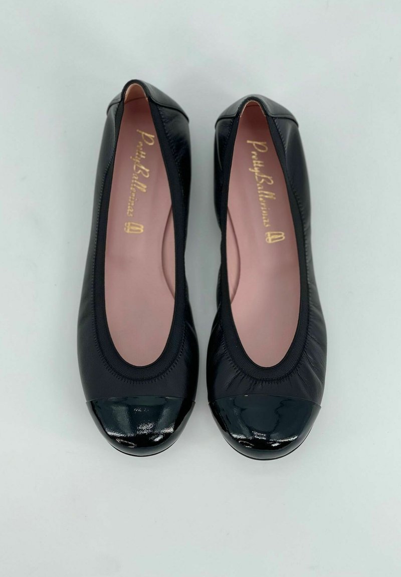 Damen Klassische Ballerinas | Pretty Ballerinas faltbarer Ballerina shade nero/schwarz meliert - QD39616 Damen Klassische Ballerinas | Pretty Ballerinas faltbarer Ballerina shade nero/schwarz meliert - QD39616