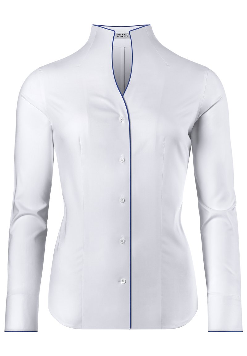 Vincenzo Boretti - LEICHT TAILLIERT - Overhemdblouse - weiß, Vergroten