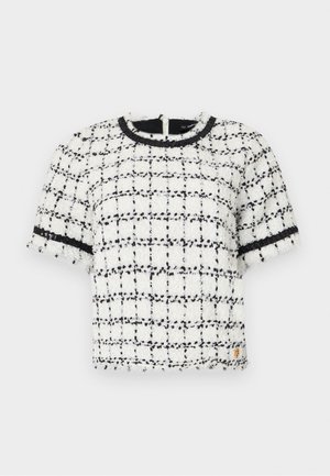 KARL LAGERFELD Blouse - black/white