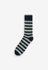 Next STRIPE FIVE PACK - Čarape - navy blue grey colour pop
