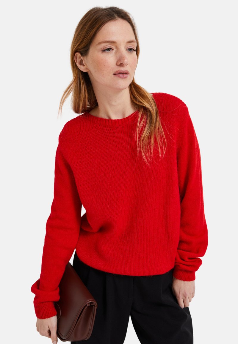 Monoprix MANCHES LONGUES COL BATEAU - Pullover - lipstick