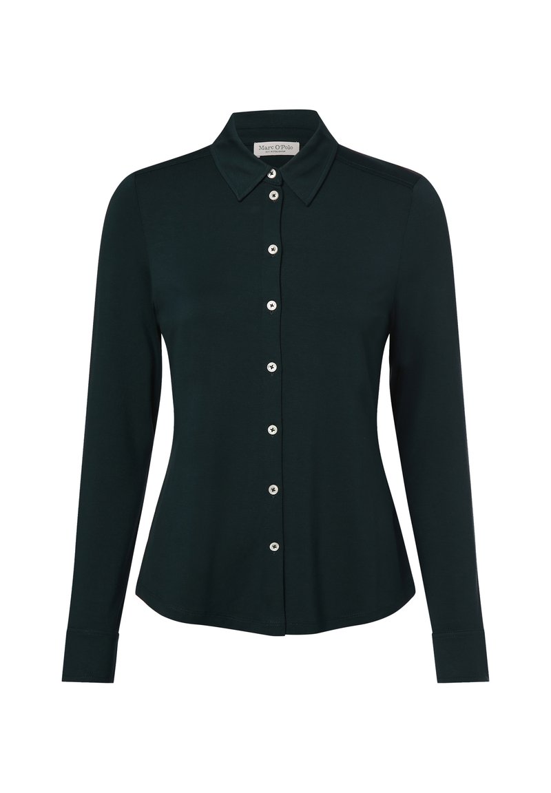 Marc O'Polo LONG SLEEVE COLLAR PLACKET - Hemdbluse - midnight pine