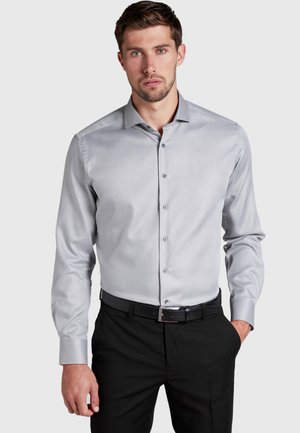 FITTED WAIST - Formal shirt - silver gray