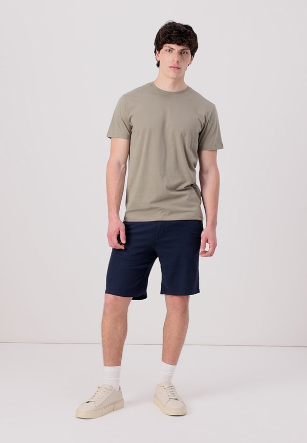 SLHASPEN O NECK TEE - Basic T-shirt - vetiver4