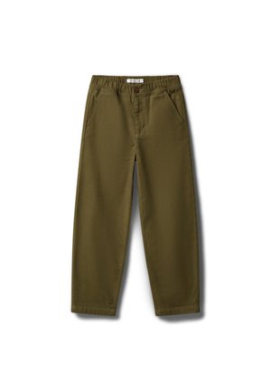 Calvin Klein Jeans, EASY TEXTURED STRAIGHT LEG PANTS - Kalhoty - dusty olive