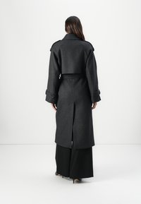 IVY OAK CAROLINE ANN Trenchcoat anthracite melange/grey