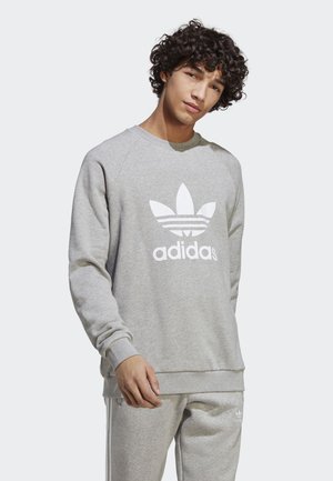 adidas Originals ADICOLOR CLASSICS TREFOIL CREWNECK  - Felpa - medium grey heather