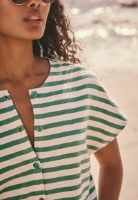 Next TALL FIT - BUTTON DETAIL  - Kezeslábas - green ecru