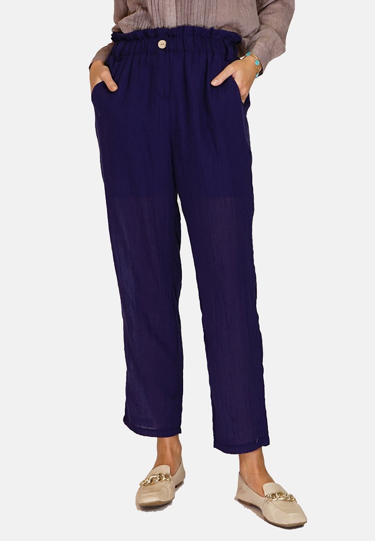 Le Jardin Du Lin Broek donkerblauw