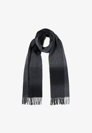 CASH-MERE UNISEX - Schal - schwarz und dunkelgrau und grau