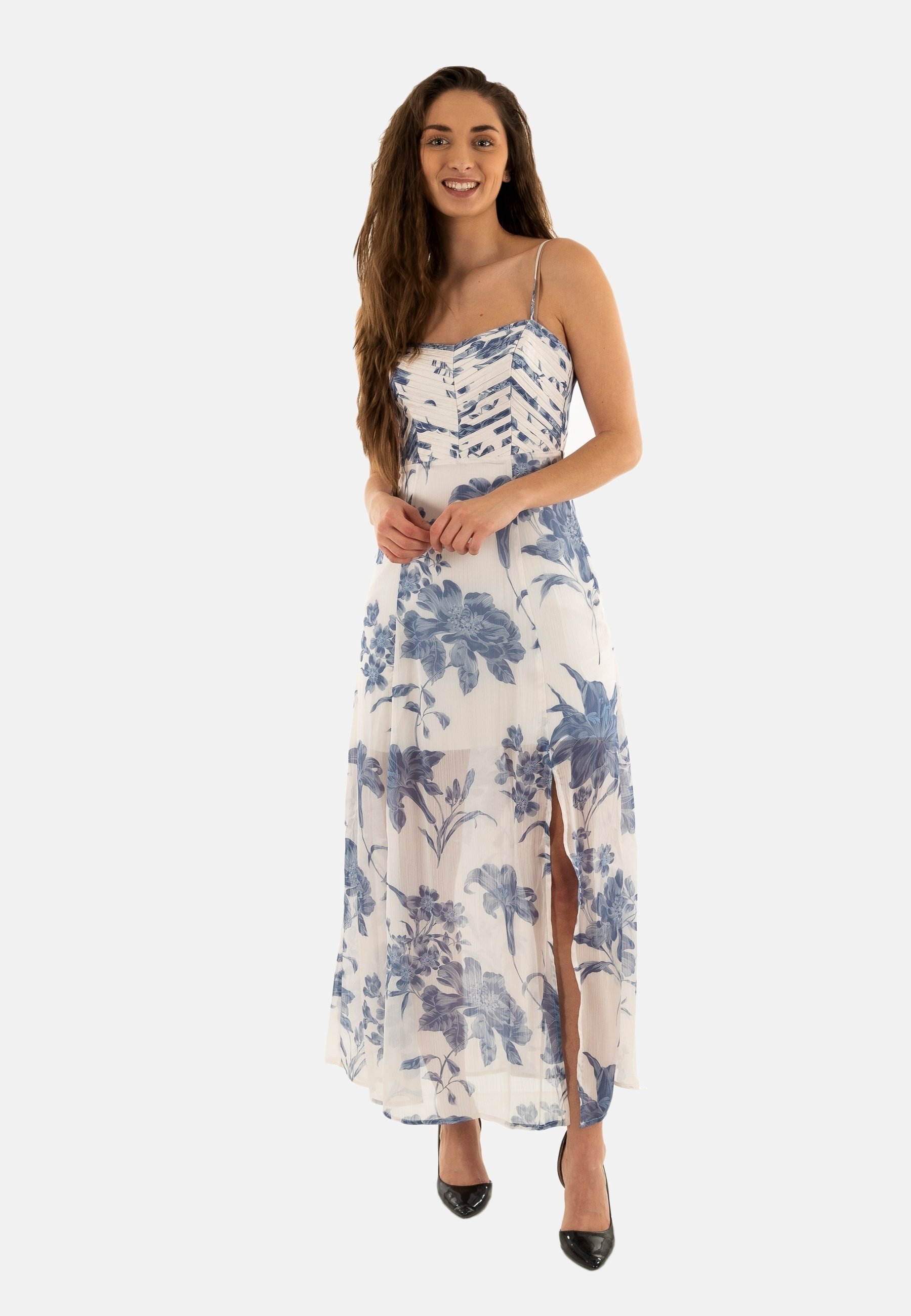 Guess W5GK0L Maxi-jurk blanc/wit