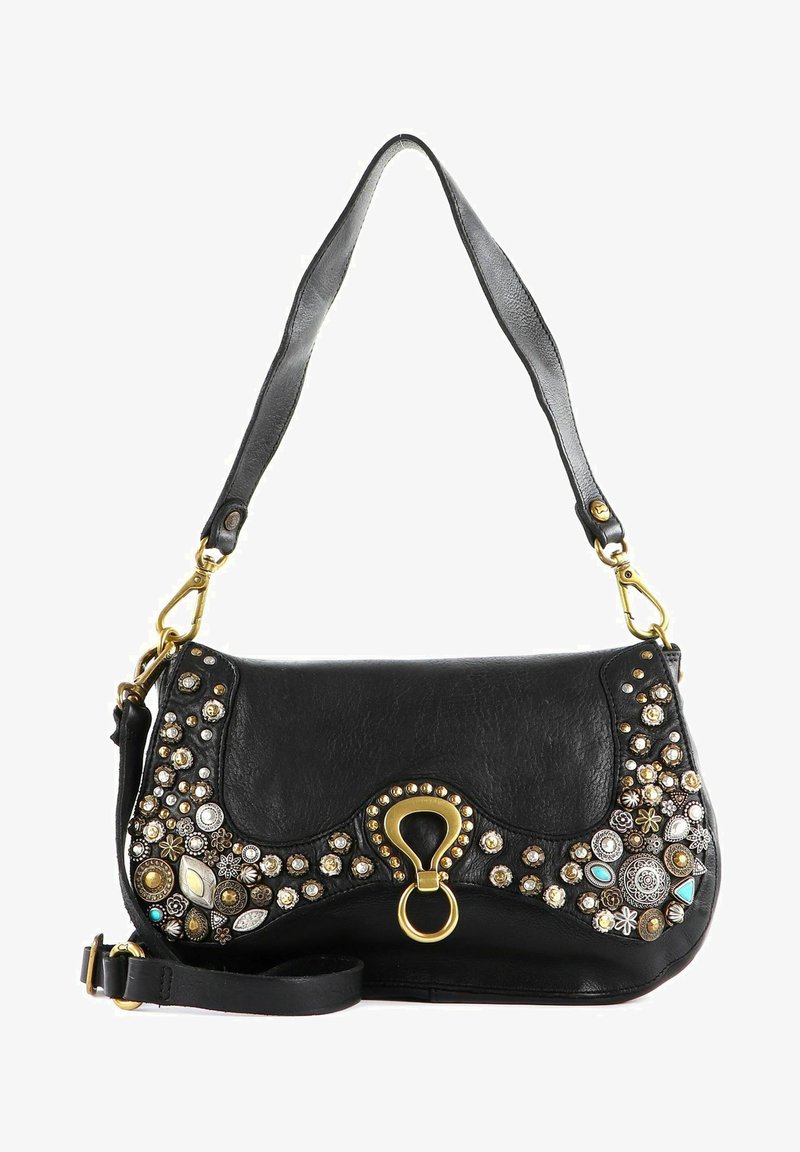 Campomaggi WITH FLAP - Borsa a mano - nero