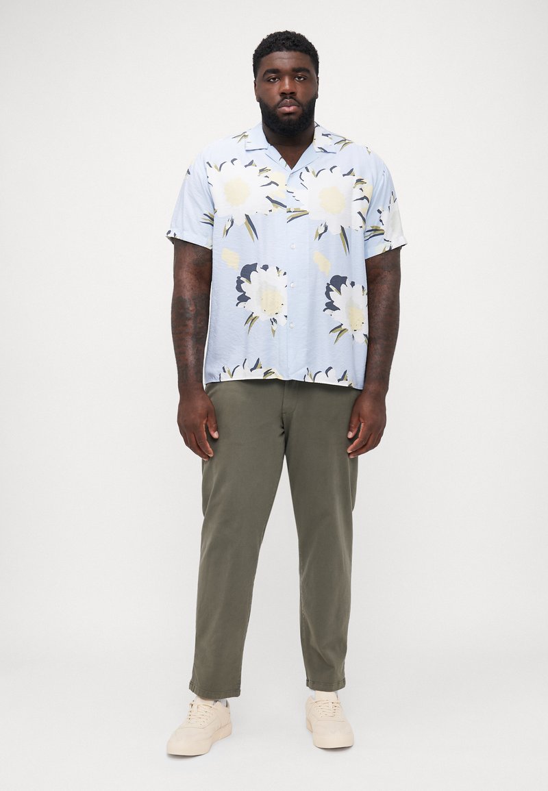 JACK & JONES Jortavira EMB Shirt SS Camicia Uomo Manica Corta - Taglio Largo, Colletto Resort Per L'Estate - 6