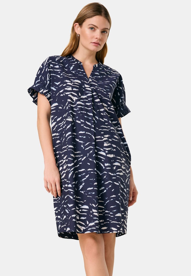 Taifun - Day dress - new navy gemustert, Enlarge