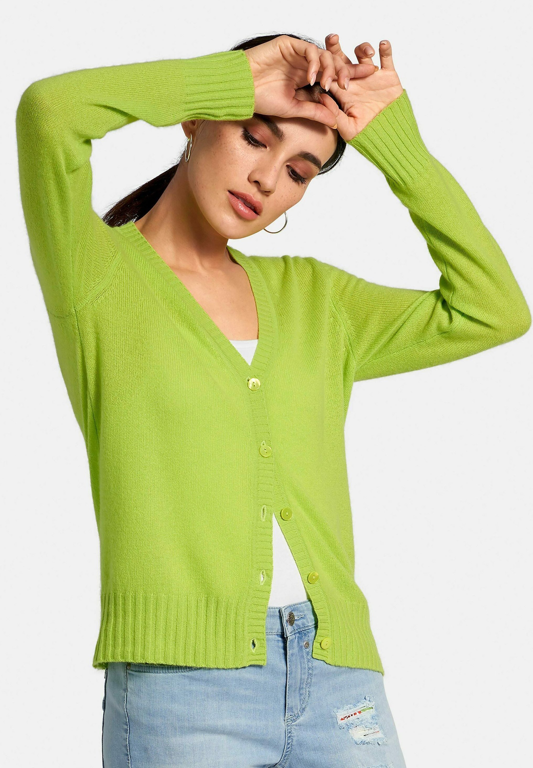 PETER HAHN Vest - lime/geel - Zalando.nl