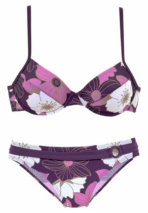 LASCANA Bikini - lila-bedruckt