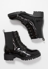 Anna Field Botins de atacadores - black