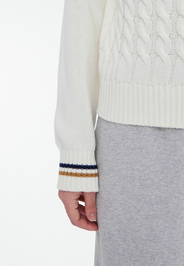 BAFIRANZE V NECK - Jumper - cloud dancer3