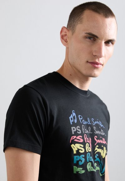 PS Paul Smith MENS SLIM FIT - Μπλουζάκι με στάμπα - blacks